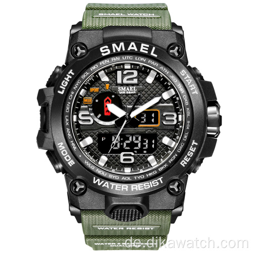 SMAEL Fashion Sportuhr Herren Wecker Camouflage